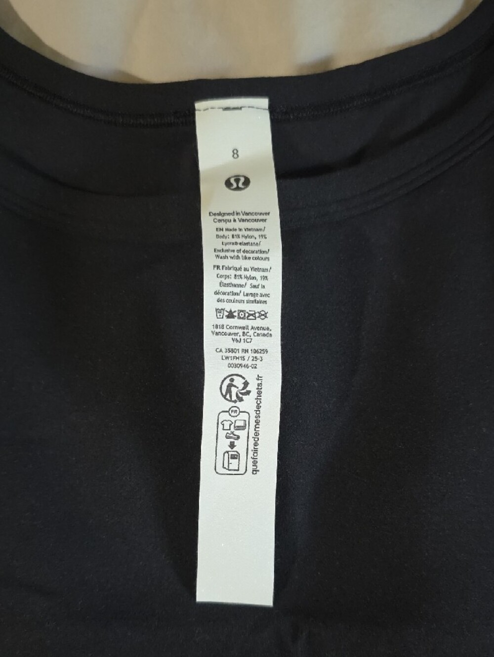 Lululemon Align Scoop Waist Length Tank Size 8 - Picture 2 of 4